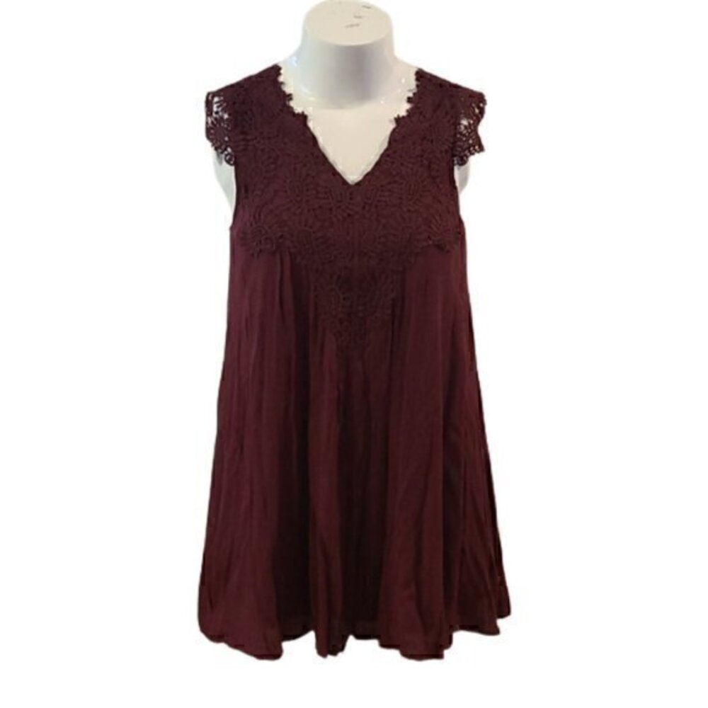 [Anthropologie Luxe Apothetique] V-neck Flowy Dress - Size M